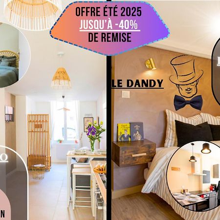 Ideal Pro & Couple - 2 Logements Theme Boho Chic Rdc & Dandy 1Er Etage - Quartier Calme - Jardin - Wifi Hd - Smart Tv - Parking Gratuit - Proche Centre & Transports - Ask Home Valenciennes Bagian luar foto